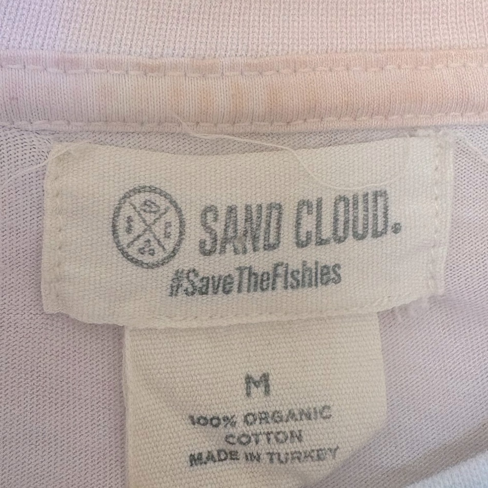Sand Cloud Tie Dye Sherbet Organic Cotton Long Sleeve Tee T-Shirt Size Medium - Picture 8 of 12